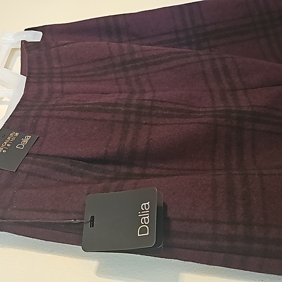 Dalia Flannel Mini Skirt Size 6‎ Purple/ Black - Picture 7 of 15